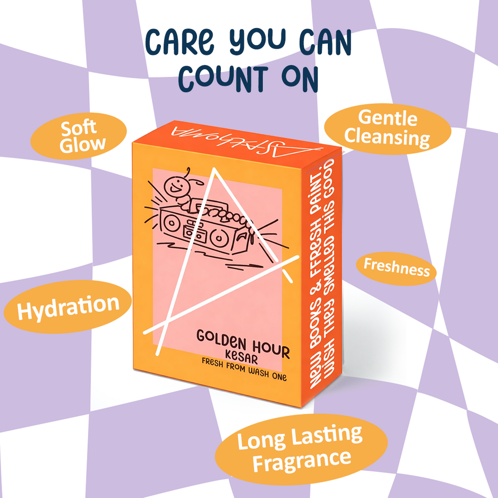Golden Hour – Kesar Chandan Soap with Saffron Extract